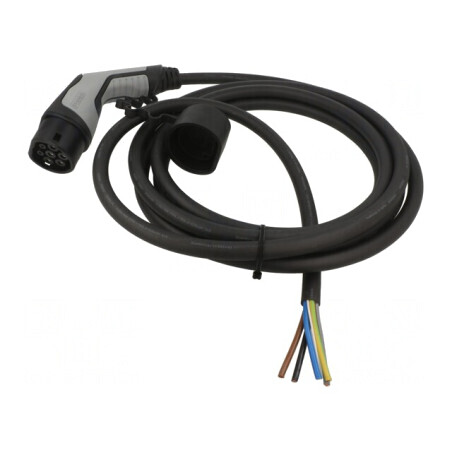 Cablu eMobility 480V 26,6kW Tip 2 5m 32A IP44 | Electronic-mag.ro | Componente Electronice