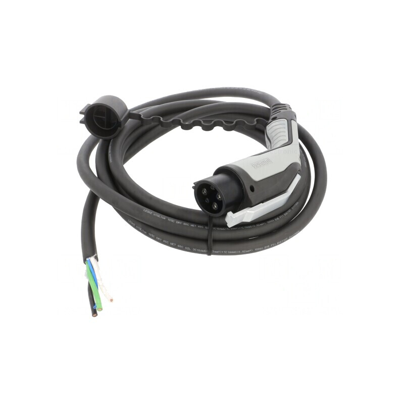 Cablu eMobility 250V 8kW IP44 Tip 1 5m 32A Monofazat | Electronic-mag.ro | Componente Electronice