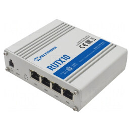 Ruter 4 Porturi 9-50VDC RJ45 IP30 RUTX10000000 | Electronic-mag.ro | Componente Electronice