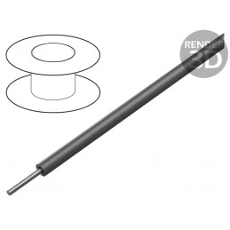 Cablu Sârmă Cu 24AWG PVC Gri 600V 305m | Electronic-mag.ro | Componente Electronice