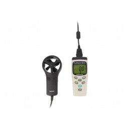 Termoanemometru LCD cu Măsurare Viteză 0,4-45m/s