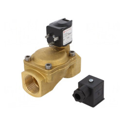 Ventil electromagnetic alamă 0,1-16 bar NBR IP65 | Electronic-mag.ro | Componente Electronice