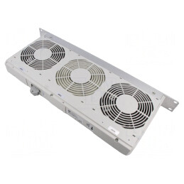 Ventilator: DC | panou de ventilaţie | 24VDC | 300m3/h | 51dBA | RACK0224