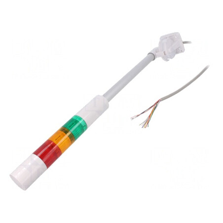 Coloană de Semnalizare LED Roșu/Ambră/Verde | Electronic-mag.ro | Componente Electronice
