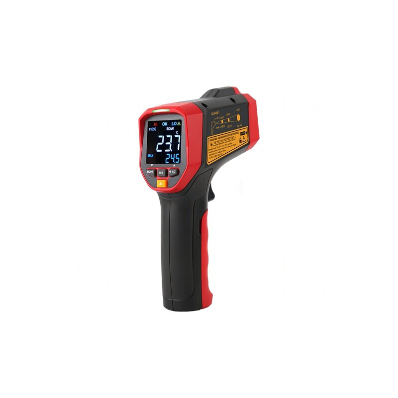 Pirometru LCD -50÷2000°C cu Rezoluție 0,1°C și Emisivitate Ajustabilă | Electronic-mag.ro | Componente Electronice