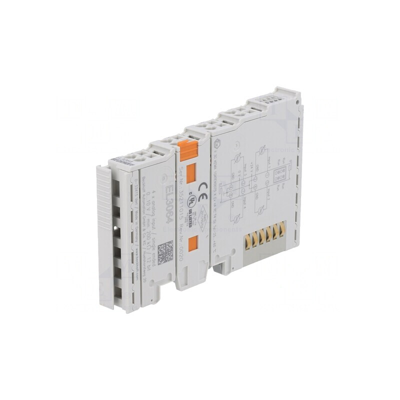 Modul Intrare Analogică 12bit IP20 EtherCAT 4 Canale EL3064 | Electronic-mag.ro | Componente Electronice