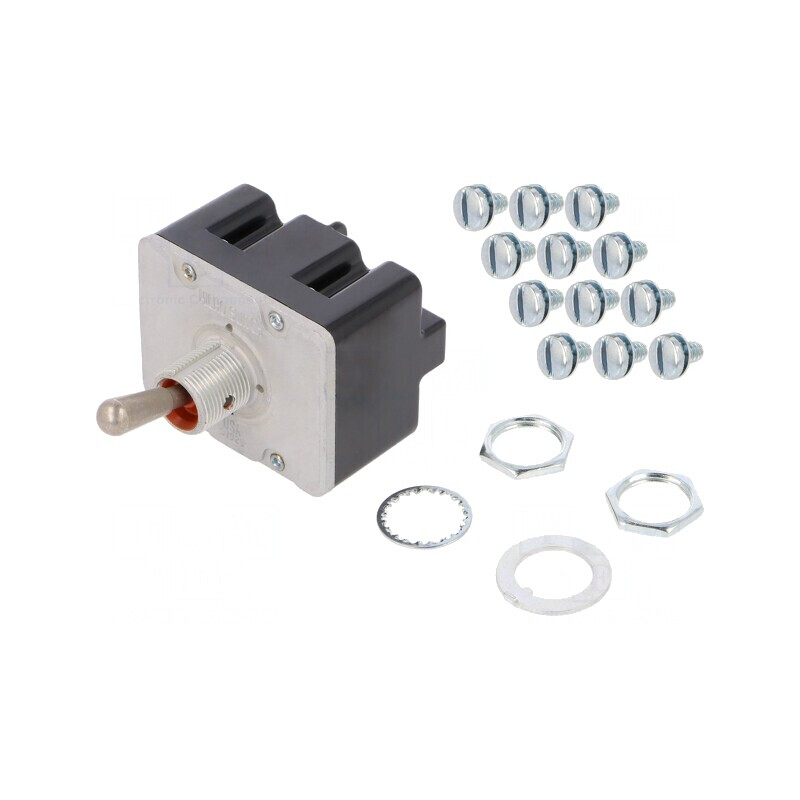 Comutator Basculant 4PDT ON-ON-ON 6A/230VAC 20A/28VDC | Electronic-mag.ro | Componente Electronice