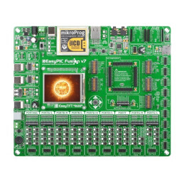Kit Dezvoltare Microchip EasyPIC Fusion V7 pentru PIC DSPIC, PIC24, PIC32, VS1053 | Electronic-mag.ro | Componente Electronice