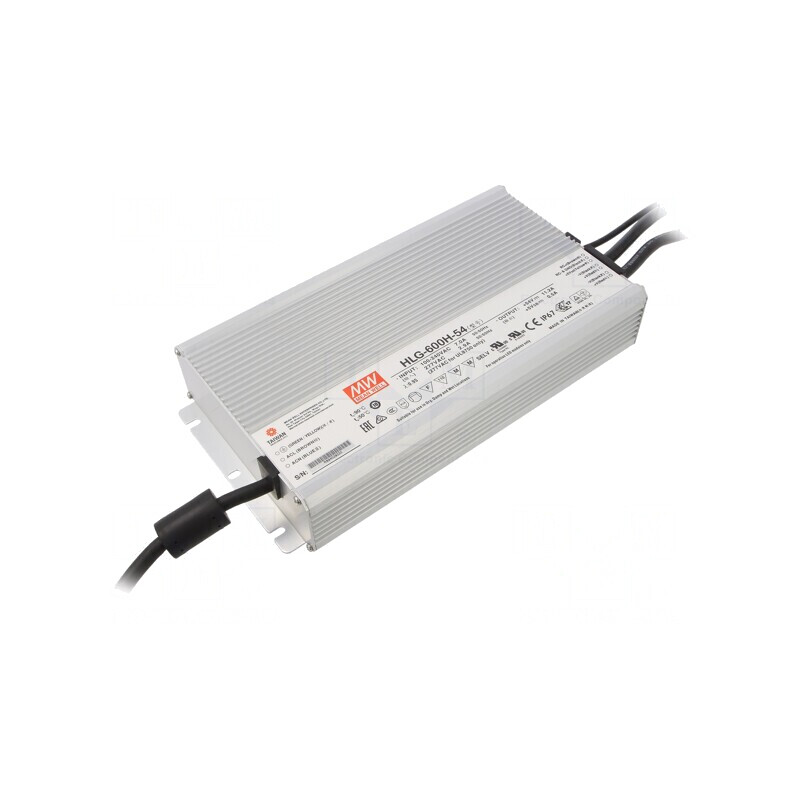 Alimentator LED 600W 54V 11.2A IP67 | Electronic-mag.ro | Componente Electronice Alimentator LED 600W 54V 11.2A IP67 | Electronic-mag.ro | Componente Electronice