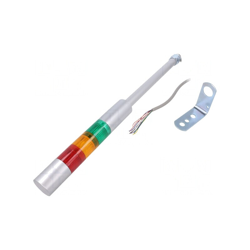 Coloană de semnalizare LED roşu/ambră/verde | Electronic-mag.ro | Componente Electronice