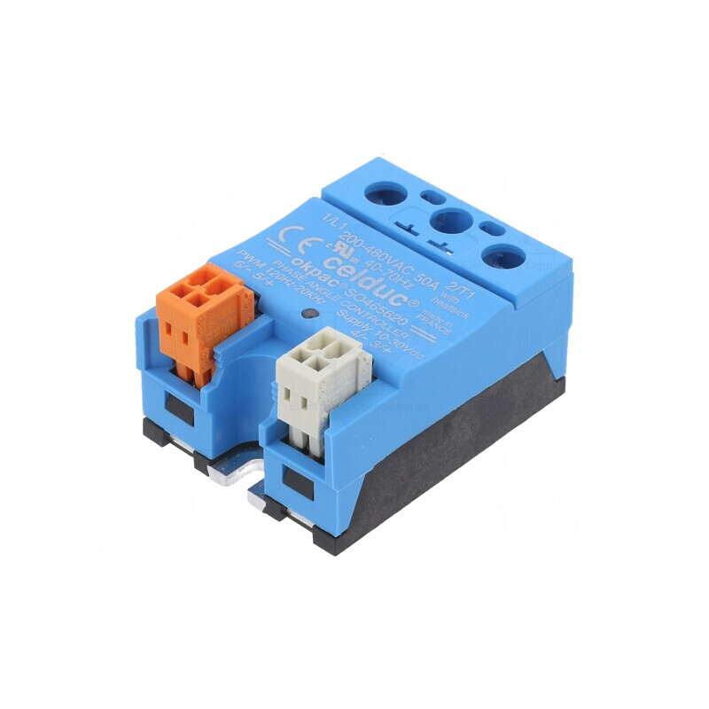 Releu Semiconductor 50A 1-Fazat 200-480VAC | Electronic-mag.ro | Componente Electronice