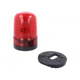 Semnalizator luminos roșu LED SF10 90-250VAC | Electronic-mag.ro | Componente Electronice