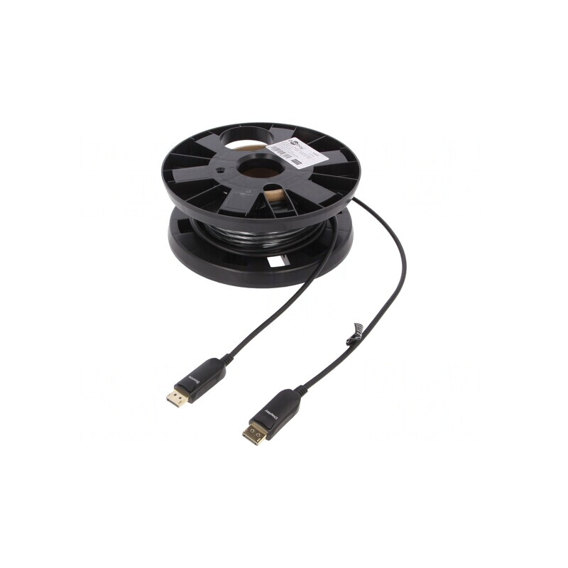 Cablu DisplayPort 1.4 Optic 10m Negru HDCP 2.2 | Electronic-mag.ro | Componente Electronice