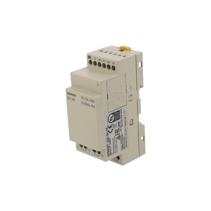 Modul Extensie 4 IN 4 OUT Relee 100-240VAC ZEN-V2 ZEN-8E1AR | Electronic-mag.ro | Componente Electronice