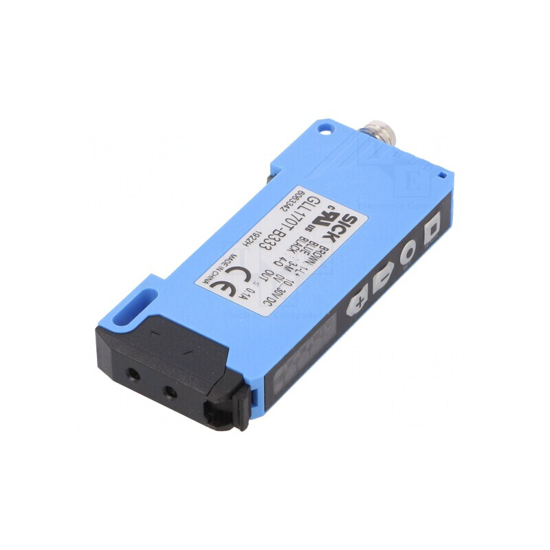 Amplificator fibră optică NPN/PNP IP66 10-30VDC GLL170T-B333 | Electronic-mag.ro | Componente Electronice
