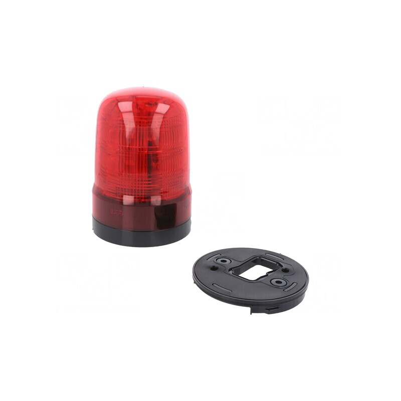 Semnalizator Luminos și Acustic LED Roșu 10-30V IP23 86dB | Electronic-mag.ro | Componente Electronice