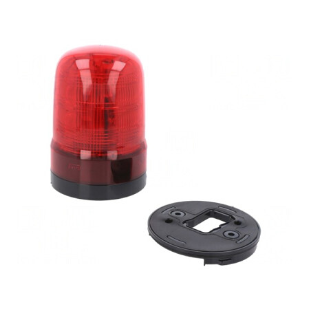 Semnalizator Luminos și Acustic LED Roșu 10-30V IP23 86dB | Electronic-mag.ro | Componente Electronice