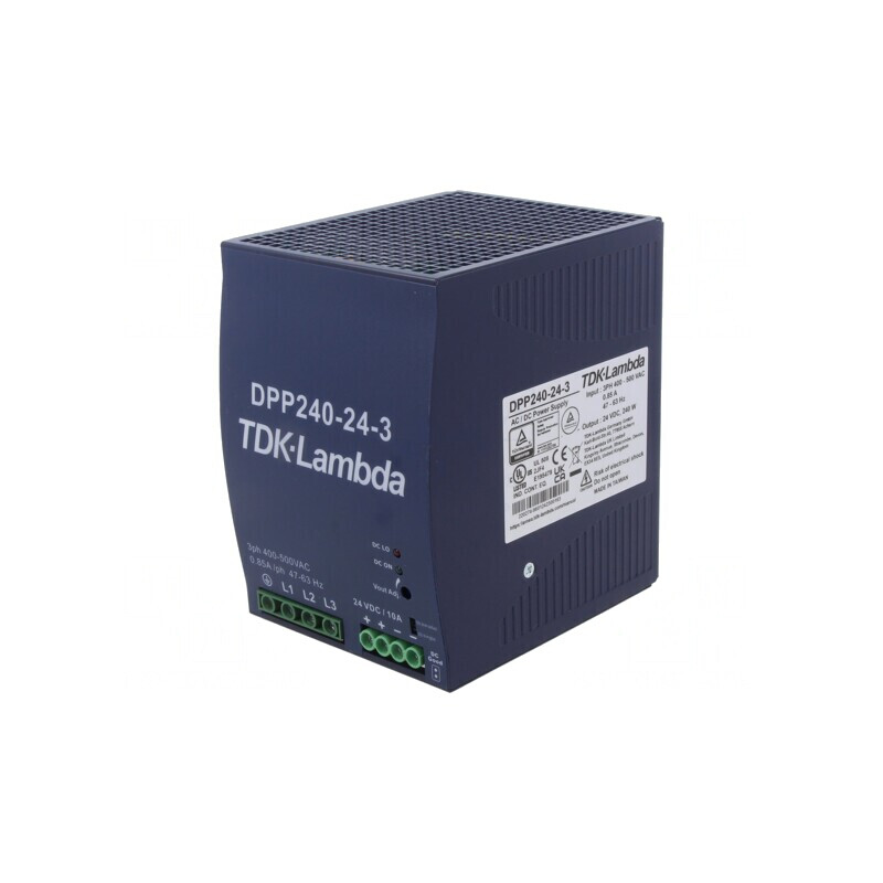 Alimentator Pulsatoriu pentru Șină DIN 240W 24V 10A | Electronic-mag.ro | Componente Electronice