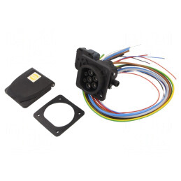 Conector eMobility 480V 22kW Tip 2 32A Trifazat 0.7m | Electronic-mag.ro | Componente Electronice