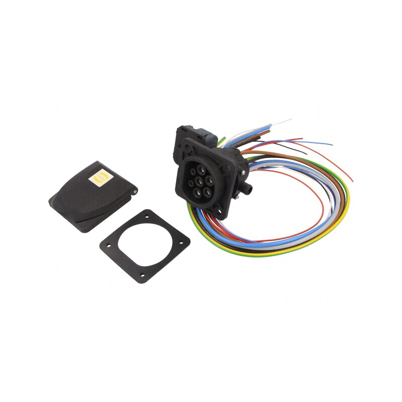 Conector eMobility 480V 22kW Tip 2 32A Trifazat 0.7m | Electronic-mag.ro | Componente Electronice Conector eMobility 480V 22kW Tip 2 32A Trifazat 0.7m | Electronic-mag.ro | Componente Electronice