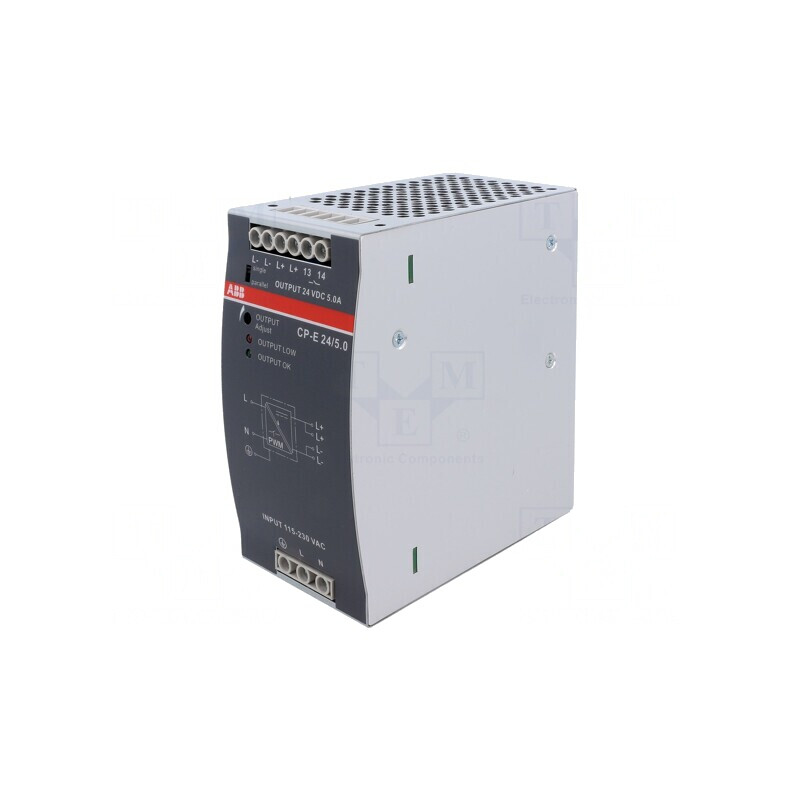 Alimentator Pulsatoriu DIN 120W 24VDC | Electronic-mag.ro | Componente Electronice