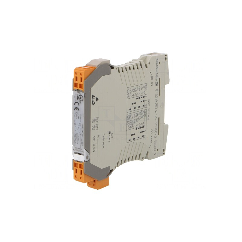 Adaptor de Temperatură 24VDC 0-10V Pt100 0-55°C | Electronic-mag.ro | Componente Electronice
