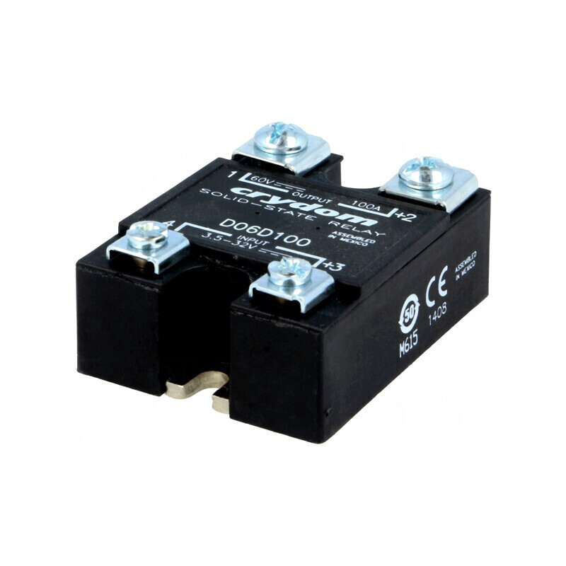 Releu Semiconductor 100A 3,5-32VDC 0-60VDC | Electronic-mag.ro | Componente Electronice