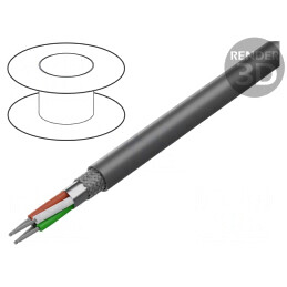 Cablu Flexibil 4x22AWG PVC Gri 30,5m 300V | Electronic-mag.ro | Componente Electronice