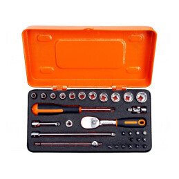 Set Chei Dodecagonale și Tubulare 1/4" - 31 Buc. | Electronic-mag.ro | Componente Electronice