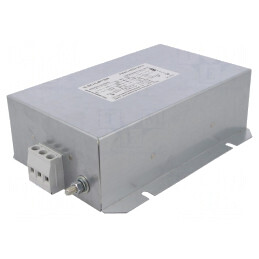 Filtru anti-interferenţe trifazic 25A 201x151x66mm Poli: 1 | Electronic-mag.ro | Componente Electronice