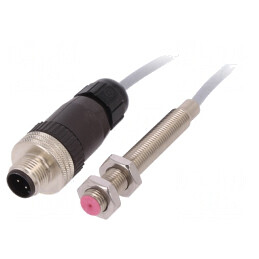 Senzor Inductiv PNP NO 2mm 10-35VDC M8 IP65 | Electronic-mag.ro | Componente Electronice