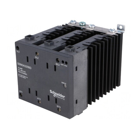 Releu Semiconductori 25A 3-Fazat 48-600VAC | Electronic-mag.ro | Componente Electronice