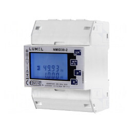 Contor Digital 3-Fazat LCD pentru Șină DIN | Electronic-mag.ro | Componente Electronice