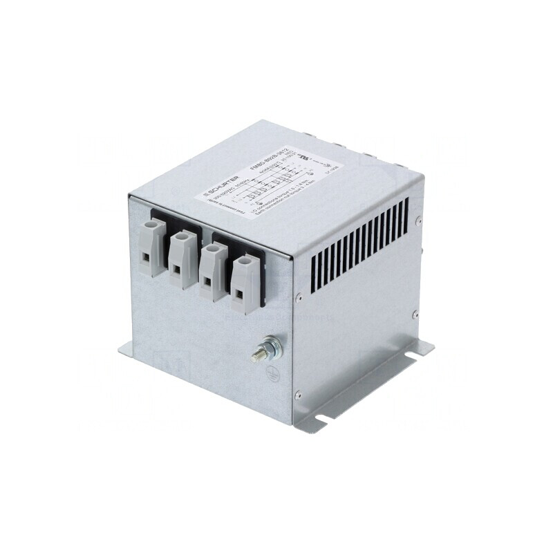 Filtru anti-interferențe trifazic 520VAC 36A 125x130x115mm | Electronic-mag.ro | Componente Electronice