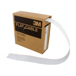 Cablu bandă neecranat PVC gri 1mm 50x28AWG 100FT | Electronic-mag.ro | Componente Electronice