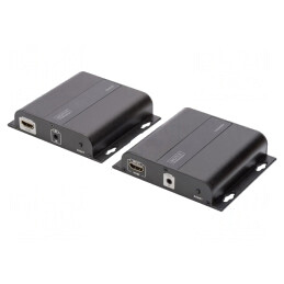 Extender HDMI 1.4 Negru Metal 120m