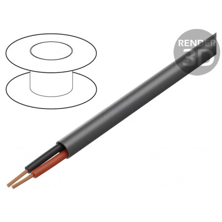 Cablu EcoCable Mini neecranat 30,5m 300V | Electronic-mag.ro | Componente Electronice