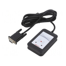 Cititor RFID RS232 cu Antenă 100mm Negru | Electronic-mag.ro | Componente Electronice