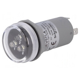 Indicator tensiune albă Harmony XB5 30mm IP55 | Electronic-mag.ro | Componente Electronice