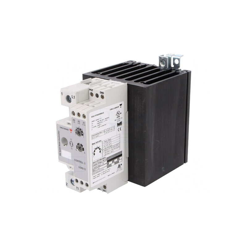 Releu semiconductor 1-fazat 50A 190-550VAC 0-5VDC | Electronic-mag.ro | Componente Electronice