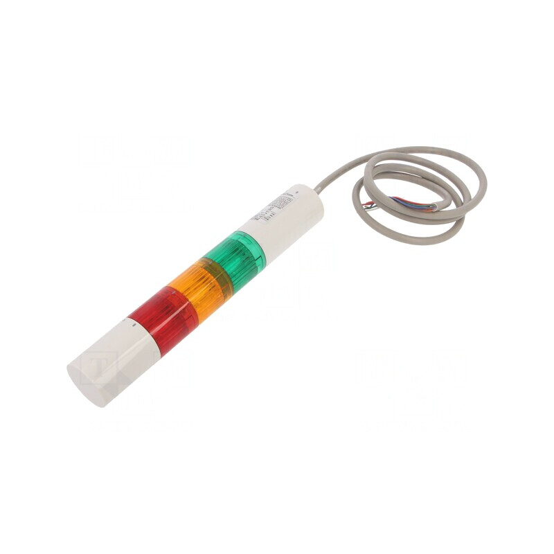 Coloană de semnalizare LED roşu/ambră/verde | Electronic-mag.ro | Componente Electronice