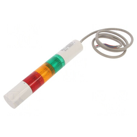 Coloană de semnalizare LED roşu/ambră/verde | Electronic-mag.ro | Componente Electronice