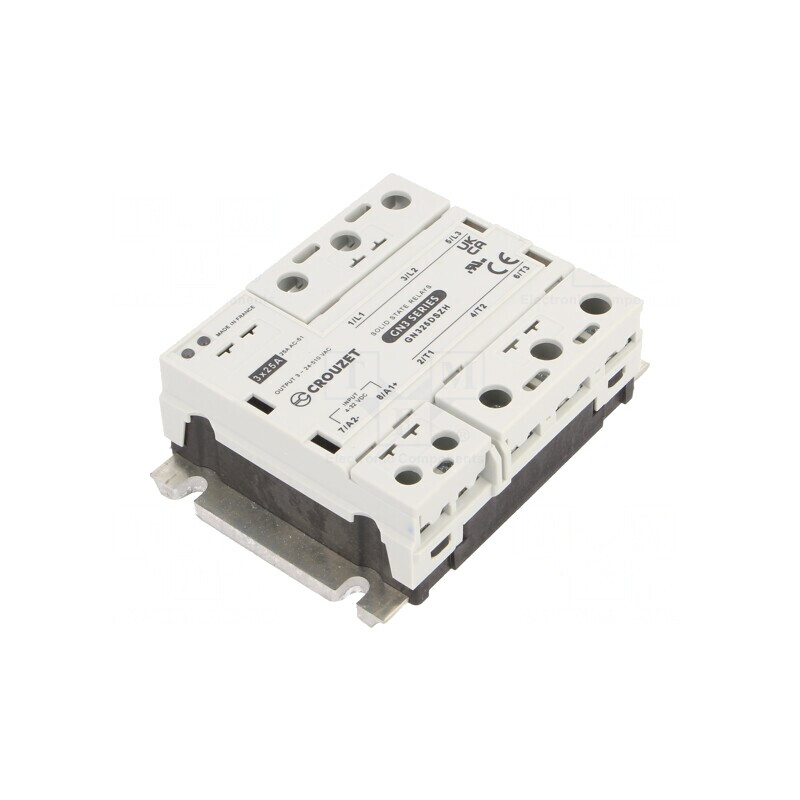 Releu Semiconductor 3-Fazat 25A 24-510VAC | Electronic-mag.ro | Componente Electronice
