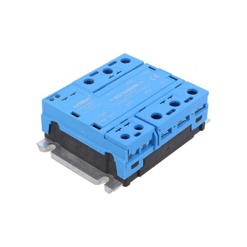 Releu Semiconductor 50A 3-Fazat 24-640VAC | Electronic-mag.ro | Componente Electronice