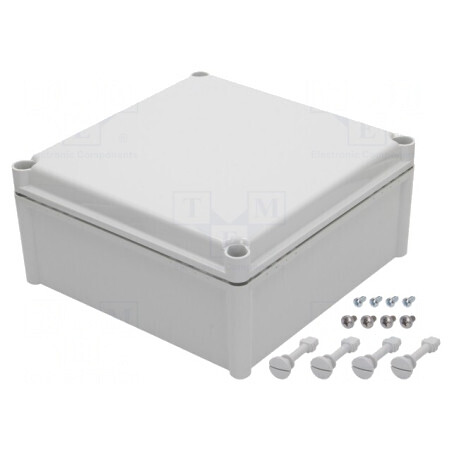 Carcasă universală policarbonat 278x278x130mm | Electronic-mag.ro | Componente Electronice