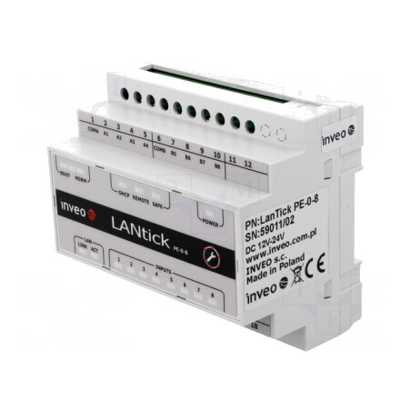Modul Intrare Digitală 1 Port 10-24VDC LAN 8 | Electronic-mag.ro | Componente Electronice