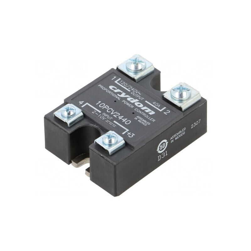 Releu Semiconductor 40A 100-280VAC 1-Fazat | Electronic-mag.ro | Componente Electronice