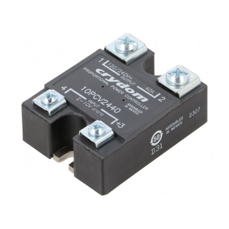 Releu Semiconductor 40A 100-280VAC 1-Fazat | Electronic-mag.ro | Componente Electronice