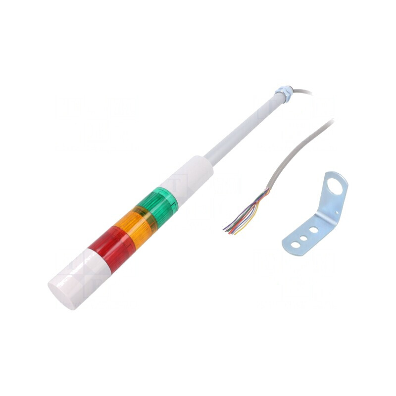 Coloană de semnalizare LED roșu/ambră/verde | Electronic-mag.ro | Componente Electronice