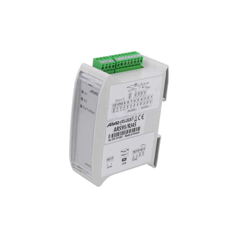 Adaptor Semnale Analogice DIN IP20 0-50°C AR595/RJ45 | Electronic-mag.ro | Componente Electronice